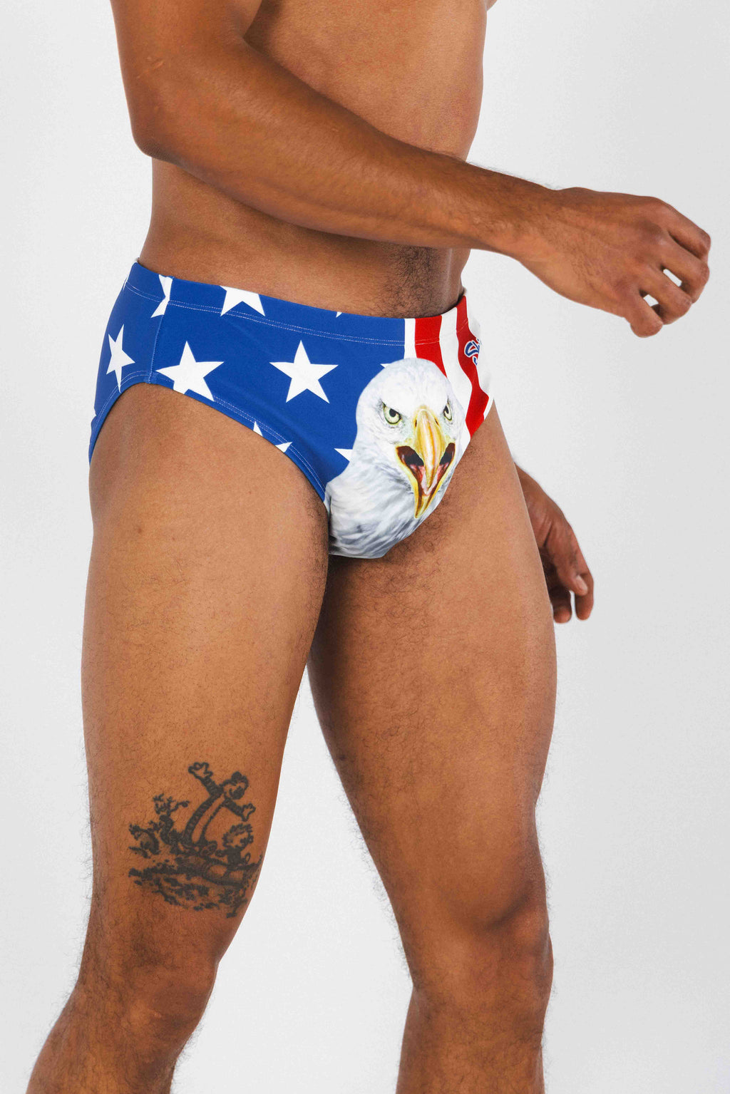 The Mascot | American Flag Ball Hammock® Pouch Swim Brief - Shinesty