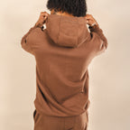The Mustang | Brown Sexy Terry™ Men’s Lounge Hoodie - Shinesty