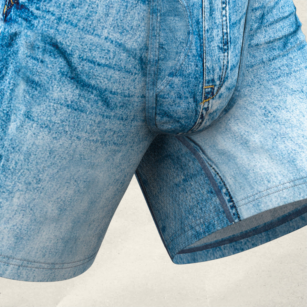 The Never Nude | Denim paradICE™ Cooling Ball Hammock® Pouch Underwear - Shinesty