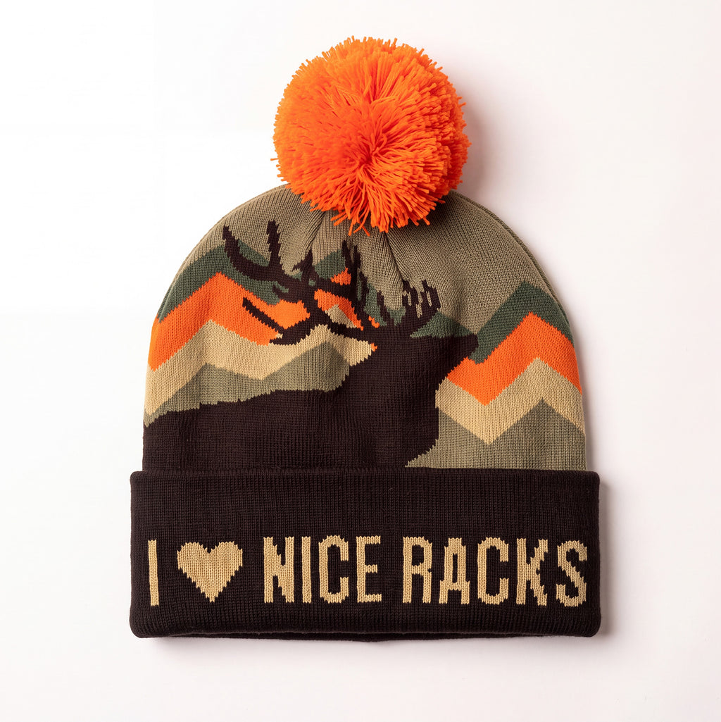The I Love Nice Racks | Deer Hunting Ski Beanie - Shinesty