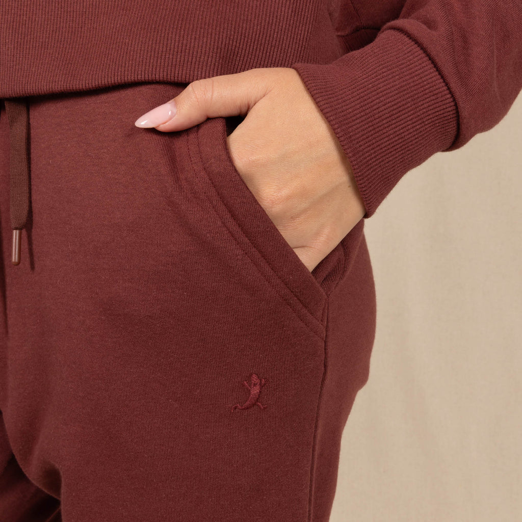 The Maroon Jive | Maroon Goldilocks™ Women’s Lounge Joggers - Shinesty