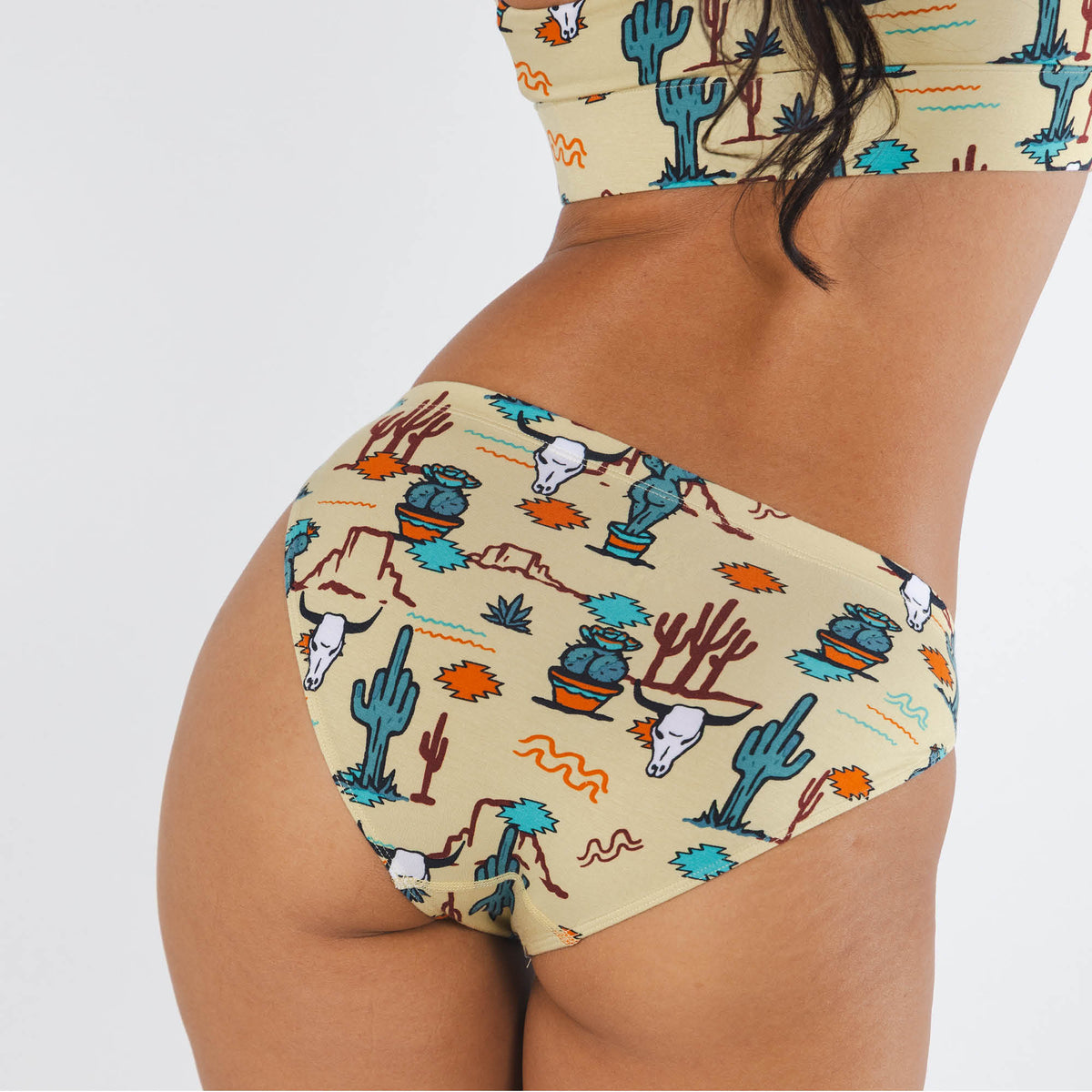 The Mirage | Western Cactus Modal Bikini Underwear - Shinesty