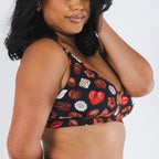 The Bonbons | Naughty Chocolate Boob Hammock™ Plunge Bralette - Shinesty