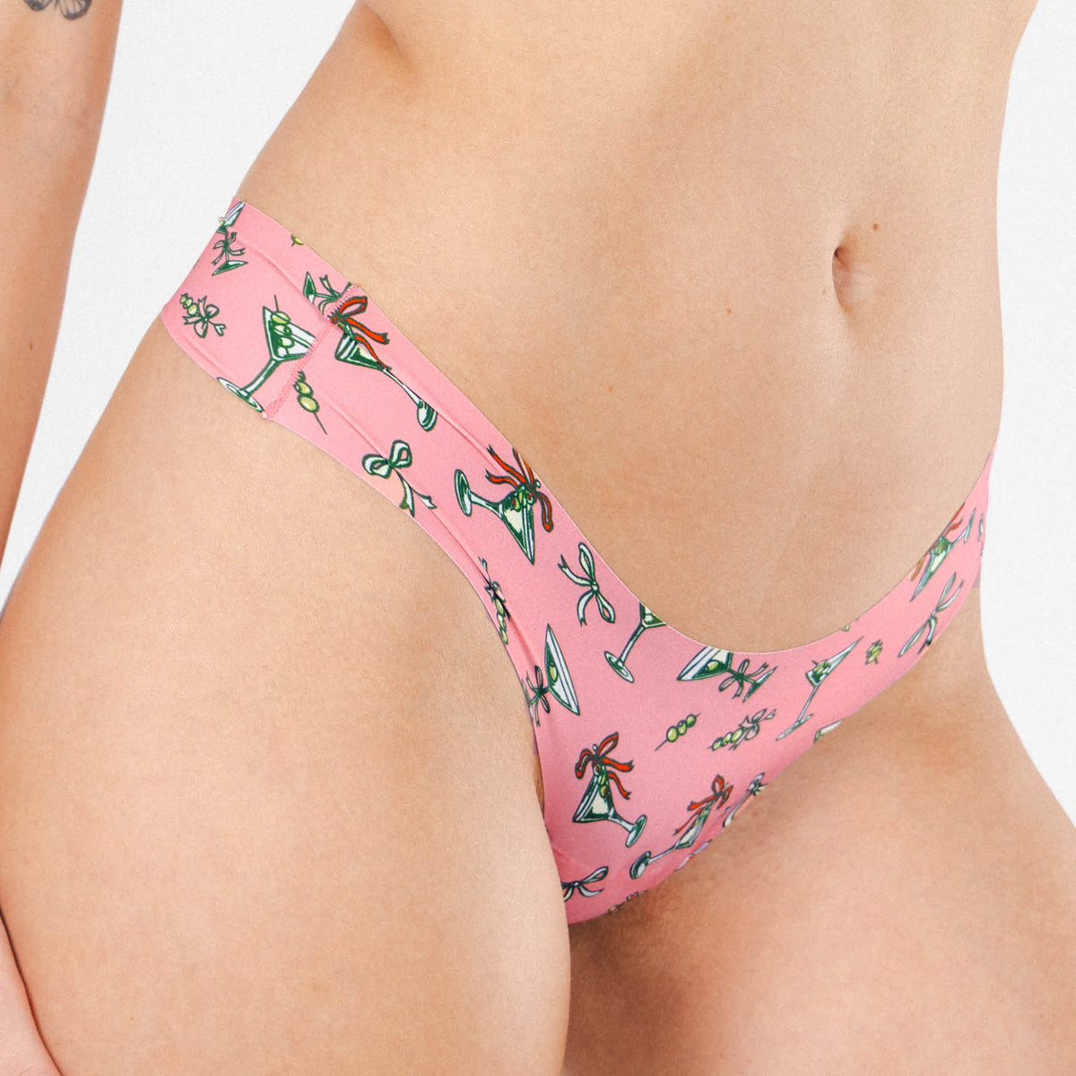 The Teeny Tini | Martini Seamless Thong - Shinesty