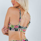 The Area 51 | Retro-Futuristic Alien Boob Hammock™ Plunge Bralette - Shinesty