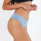 The Chambray All Day | Blue Chambray Cheeky Underwear - Shinesty