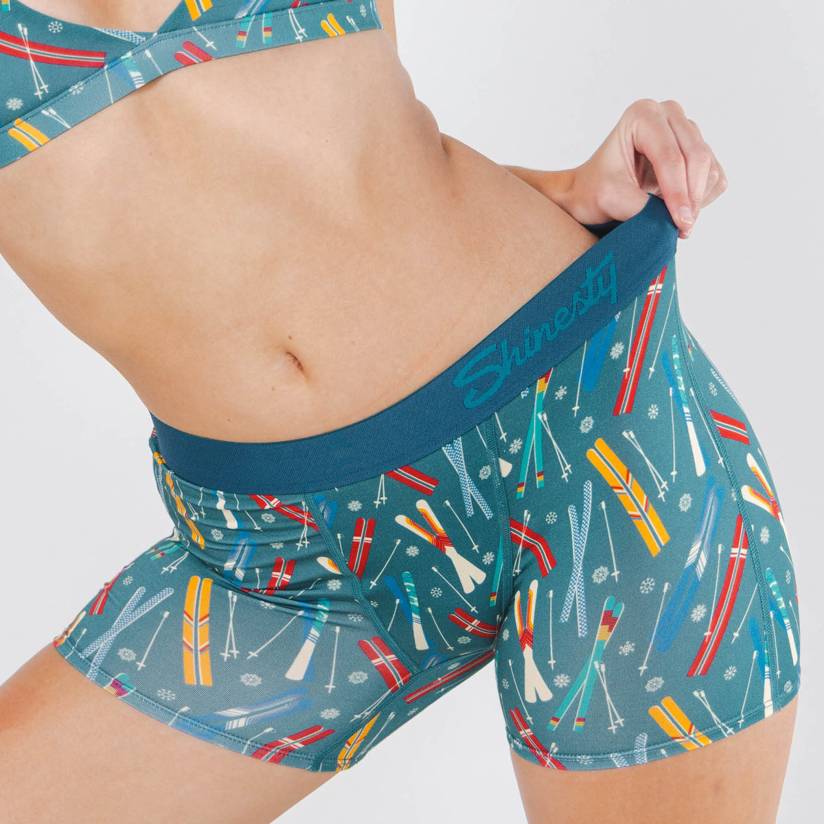 The Ski In Ski Out | Retro Ski Women’s Boxers - Shinesty