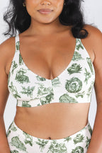 The Western Wonderland | Western Toile Boob Hammock™ Plunge Bralette - Shinesty