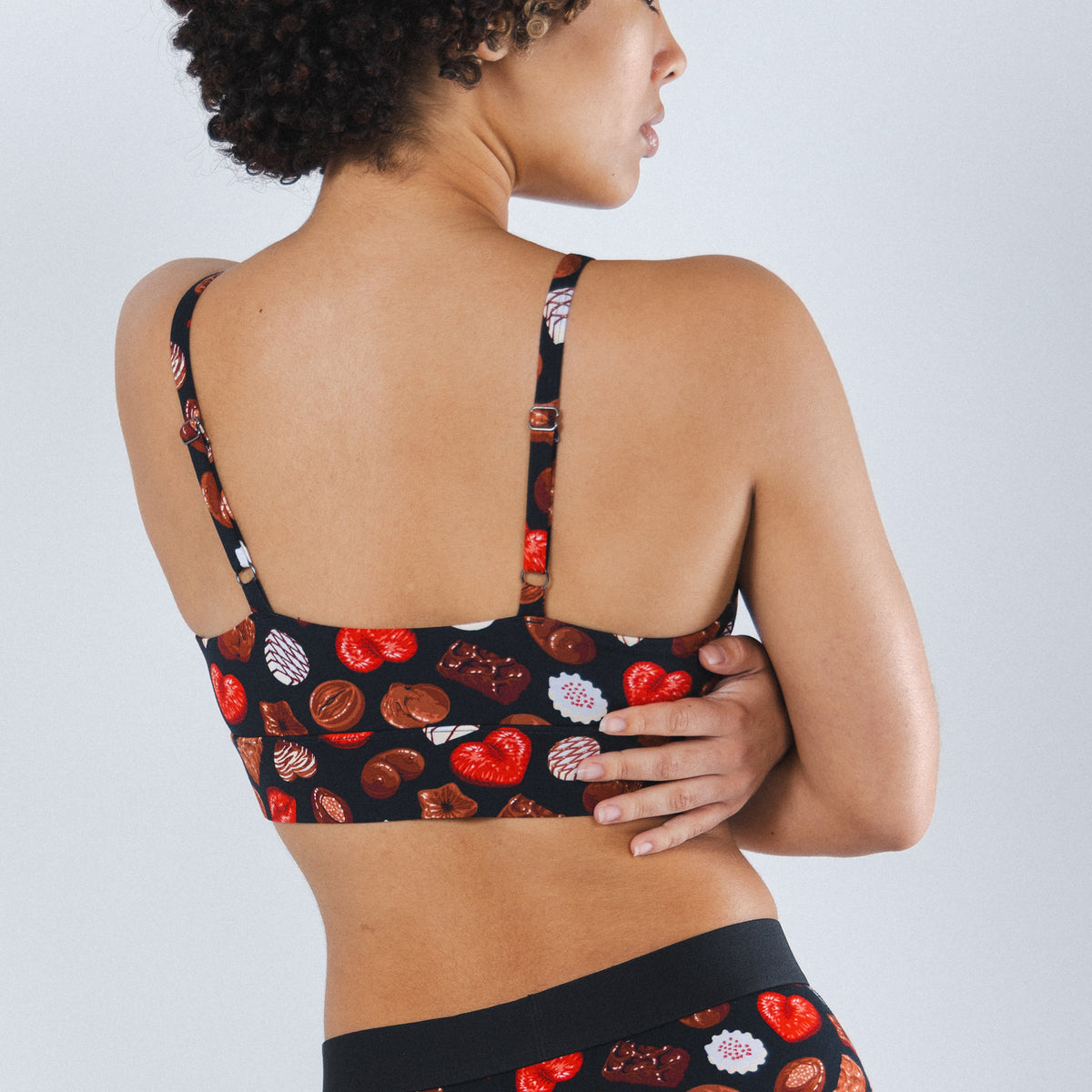 The Bonbons | Naughty Chocolates Boob Hammock™ Scoop Bralette - Shinesty