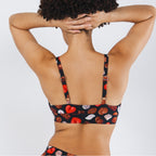 The Bonbons | Naughty Chocolate Boob Hammock™ Plunge Bralette - Shinesty