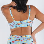 The Lovely Wiener | Wiener Dogs Boob Hammock™ Plunge Bralette - Shinesty
