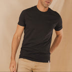 The Threat Level Midnight | Black Everyman™ Pocket T Shirt - Shinesty