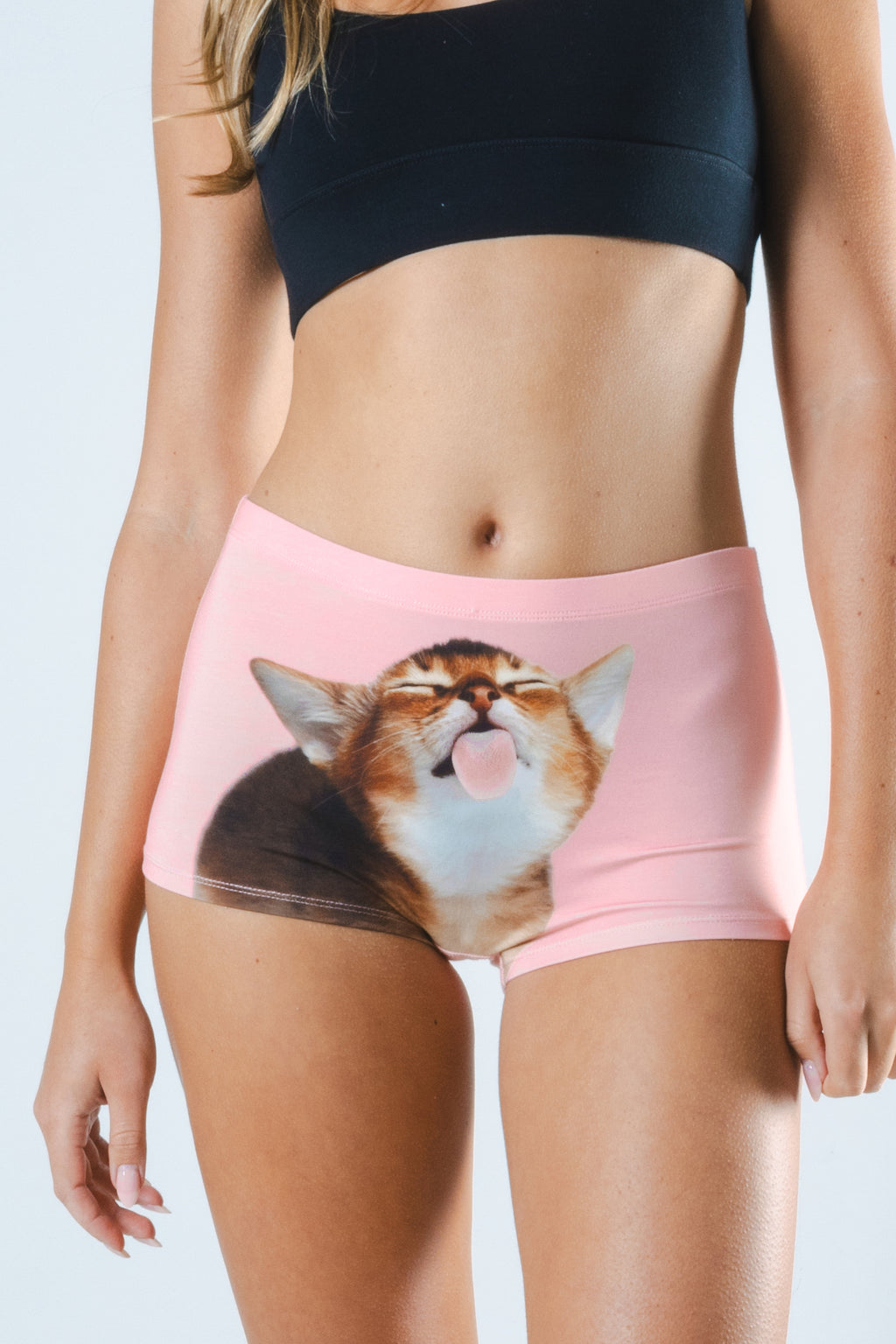 The Right Meow | Kitten Modal Boyshort Underwear - Shinesty