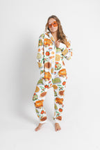 The Spread | White Thanksgiving Onesie - Shinesty