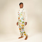 The Spread | White Thanksgiving Pajamaralls® - Shinesty