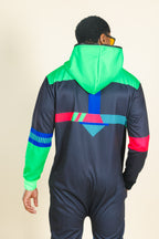 The Steep and Deep | Retro Black Onesie - Shinesty