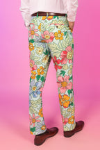 The Garden Party | Floral Derby Suit Pants - Shinesty
