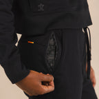 The Threat Level Midnight | Black Sexy Terry™ Women’s Lounge Joggers - Shinesty