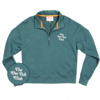 The Spruced Up | Green Sexy Terry™ Women’s Half Zip - Shinesty
