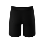 The 009 | Black Tuxedo Ball Hammock® Boxer - Long Leg - Shinesty