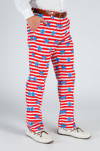 The Nautical Lad | USA Big Knit Printed Party Blazer - Shinesty