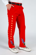 The Sunday Best | Red USA Eagle Pants - Shinesty