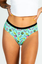 The Afternoon Arcade | Retro Geometric Modal Cheeky Underwear - Shinesty