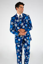 The Young Frosty | Snowflake Ugly Christmas Suit - Shinesty