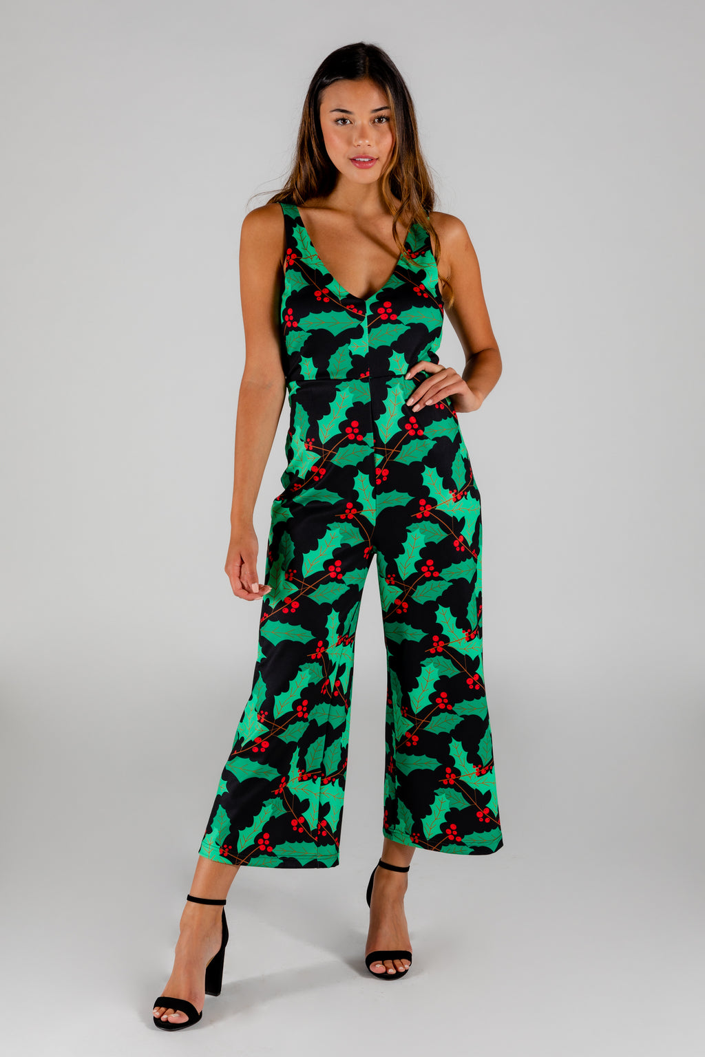 The Deck Yourselves | Mistletoe Christmas Jumpsuit - Shinesty