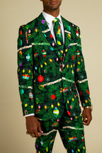 The Christmas Tree Camo | Mens Christmas Tree Print Suit - Shinesty