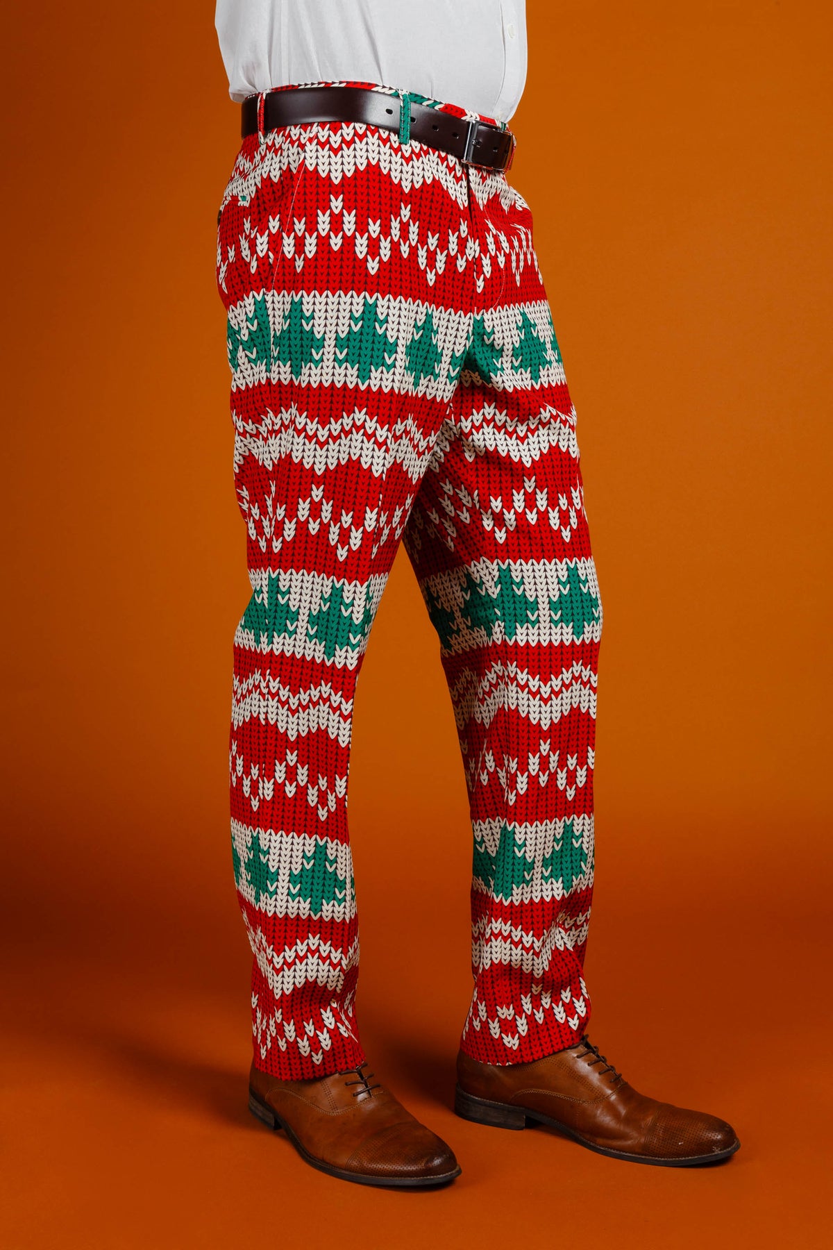 The Red Ryder | Knit Print Christmas Suit - Shinesty