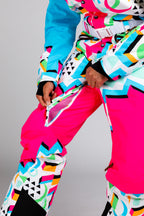 The Geodisiac | Mens Retro Neon Ski Suit - Shinesty