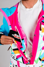 The Geodisiac | Mens Retro Neon Ski Suit - Shinesty