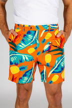 The Cruise Ship Casanova | Tropical Short Sleeve Blazer - Shinesty