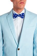 The Baby Azul | Blue USA Seersucker Suit - Shinesty