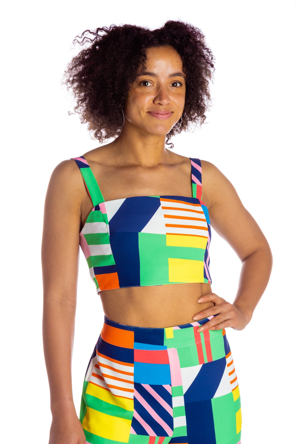 The Jockey Soup | Patchwork Crop Set - Shinesty