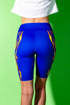 The Flava Town Buffet | Flames Bike Shorts - Shinesty