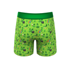 The 3 Leafs To The Wind | St Patricks Day Clovers Ball Hammock® Pouch Underwear - Shinesty