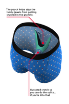 The 50 Shades Of Santa | Holiday Ball Hammock® Pouch Underwear With Fly - Shinesty