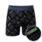 The 80085 | Glow In The Dark Calculator Ball Hammock® Pouch Underwear With Fly - Shinesty