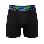The 80s Called | Black and Neon paradICE™ Cooling Ball Hammock® Pouch Underwear - Shinesty