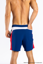 The Double Duty | American Flag Ball Hammock® 9 Inch Athletic Shorts - Shinesty