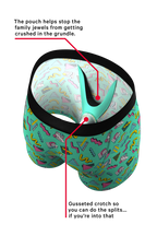 The Afternoon Arcade | Retro Geometric Ball Hammock® Pouch Underwear - Shinesty