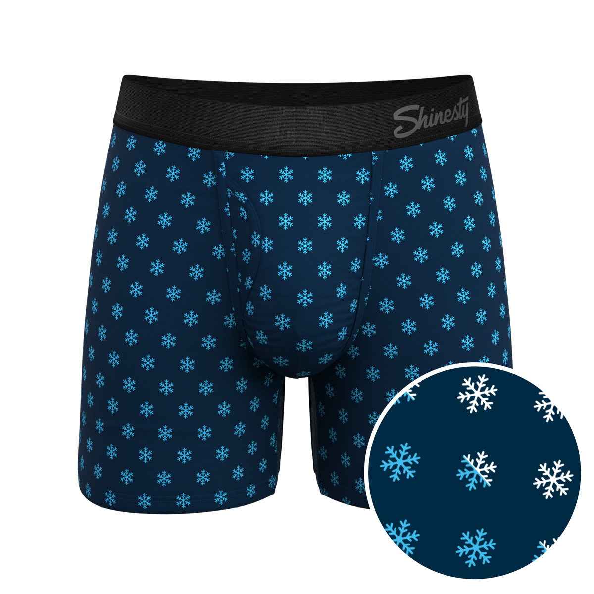 The Avalanche | Color Changing Snowflake Ball Hammock® Pouch Underwear With Fly - Shinesty