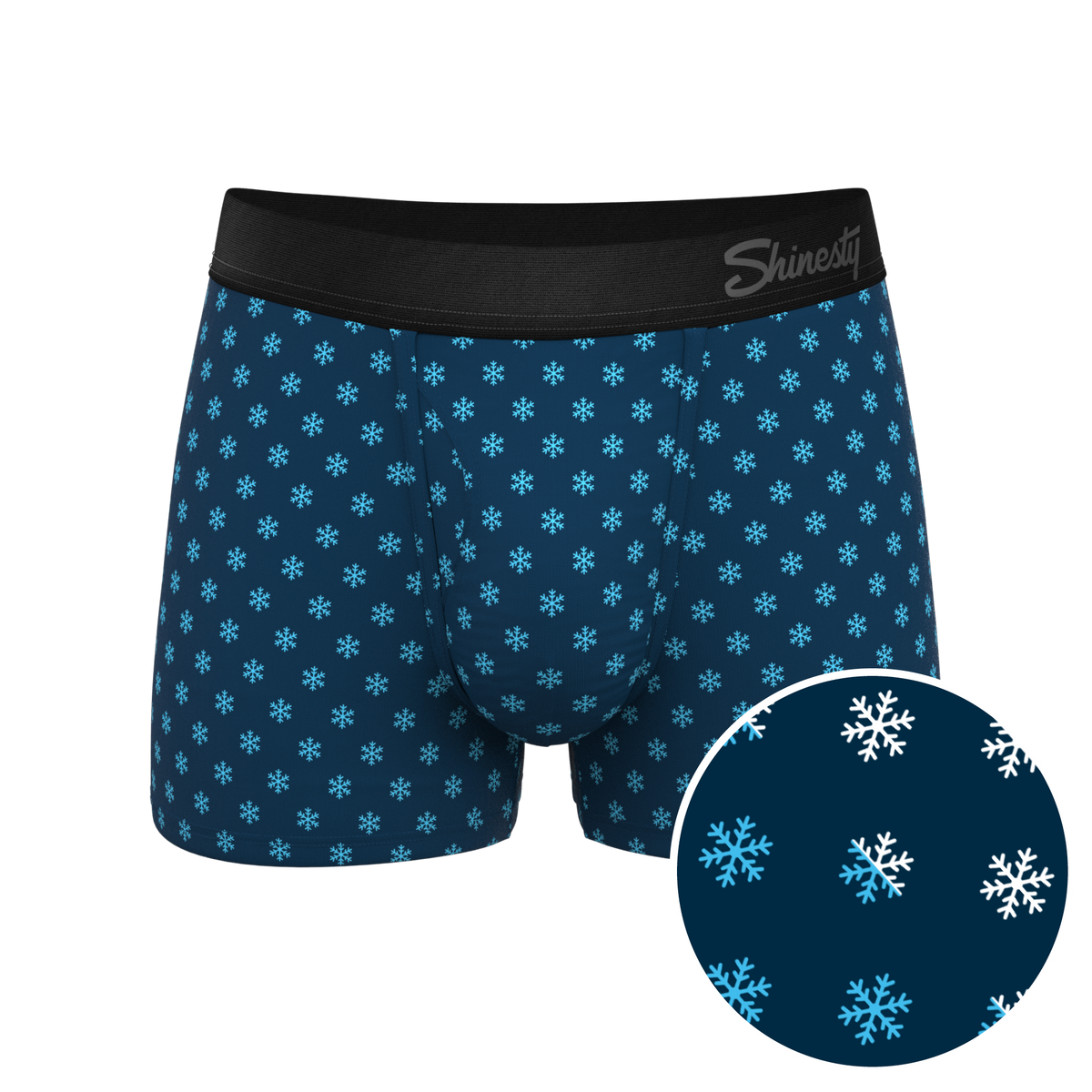 The Avalanche | Color Changing Snowflake Ball Hammock® Pouch Trunks Underwear - Shinesty