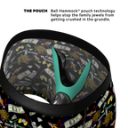 The Ball Street Bets | Stock Market Ball Hammock® Pouch Underwear With Fly - Shinesty
