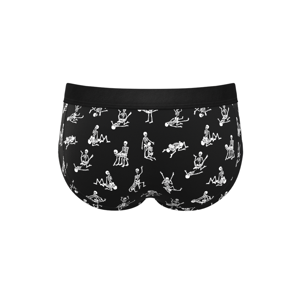The Bare Back Bones | Glow in the Dark Skeletons Ball Hammock® Pouch Underwear Briefs - Shinesty