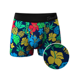 The Big Kahunas | Hawaiian Print Boxer Ball Hammock® Pouch Trunks Underwear - Shinesty