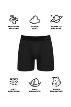 The Jack And Jane | Couples Matching Black Ball Hammock® Boxer and Cheeky Pack - Shinesty