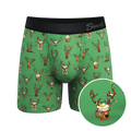 The Blitzened | Reindeer Beer Ball Hammock® Pouch Underwear - Shinesty